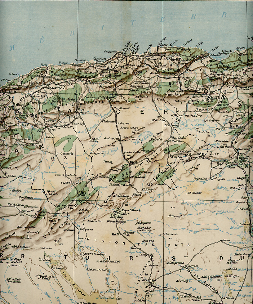 Carte département Alger